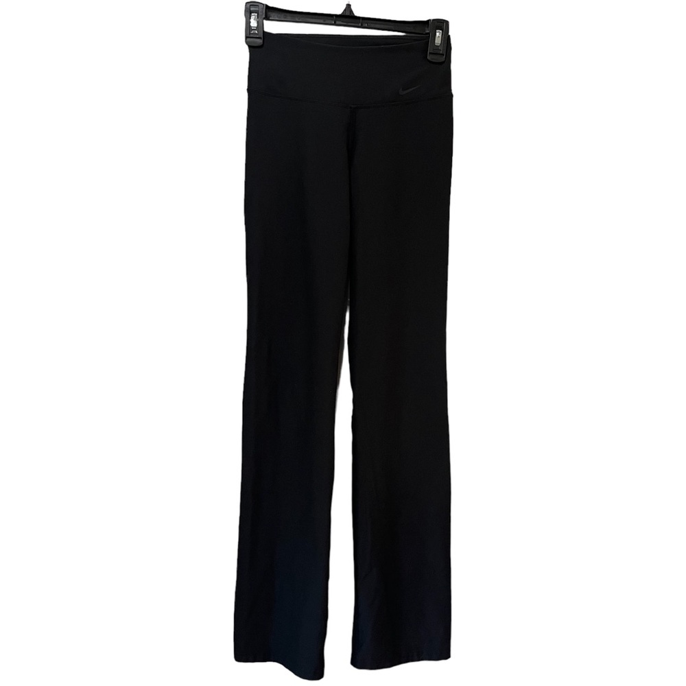Nike Dri-fit Women Straight Leg Track Pants BLACK Size XS Recycled‎ Polyester